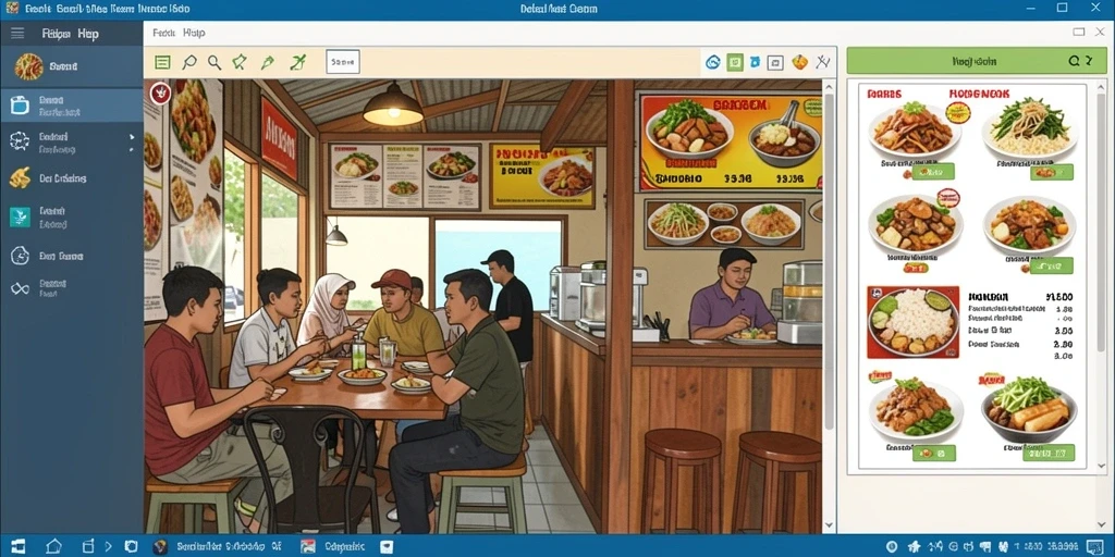 Screenshot menampilkan karakter utama dalam pertempuran.