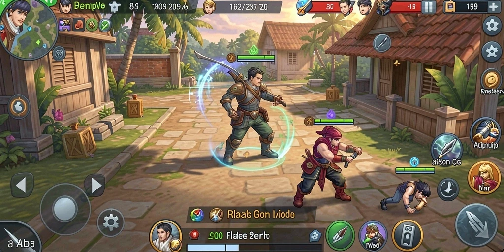 Screenshot menampilkan permainan dengan grafis yang menarik.