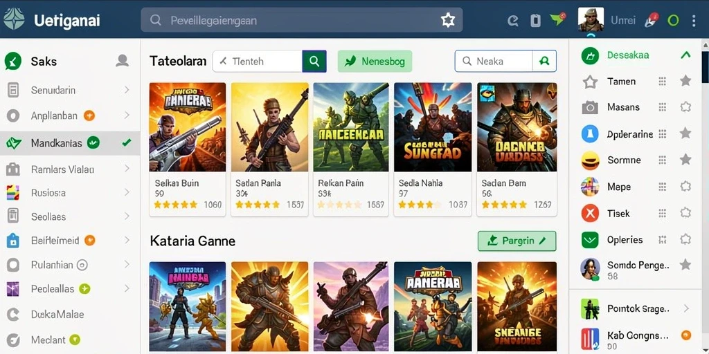 Screenshot menunjukkan permainan yang seru dengan grafis yang menawan.
