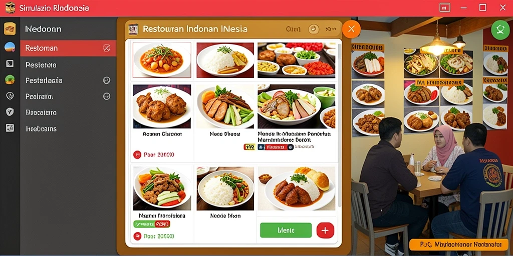 Tampilan awal game yang menarik dan intuitif.