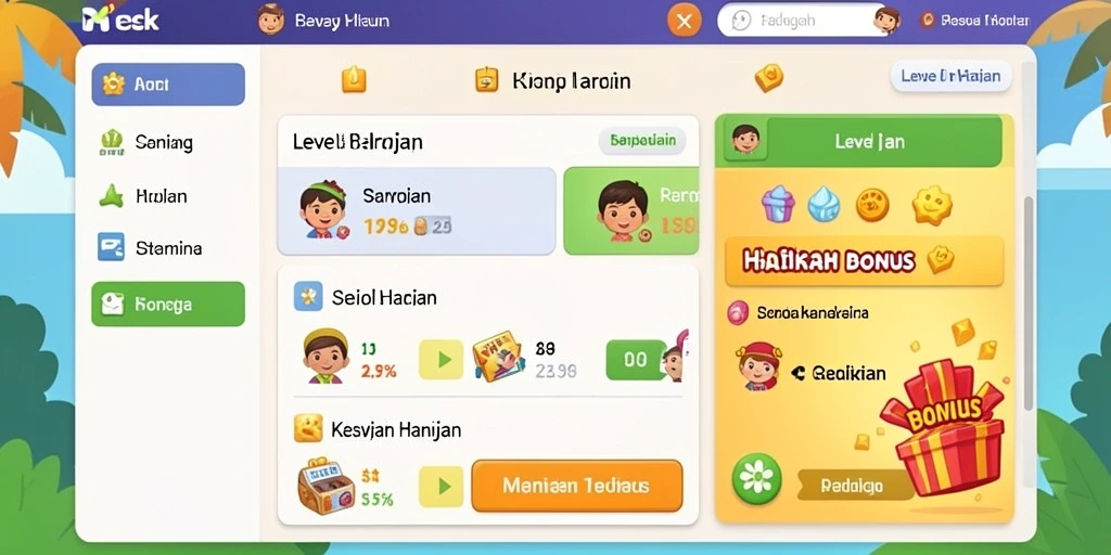 Tampilan antarmuka yang intuitif dan user-friendly.