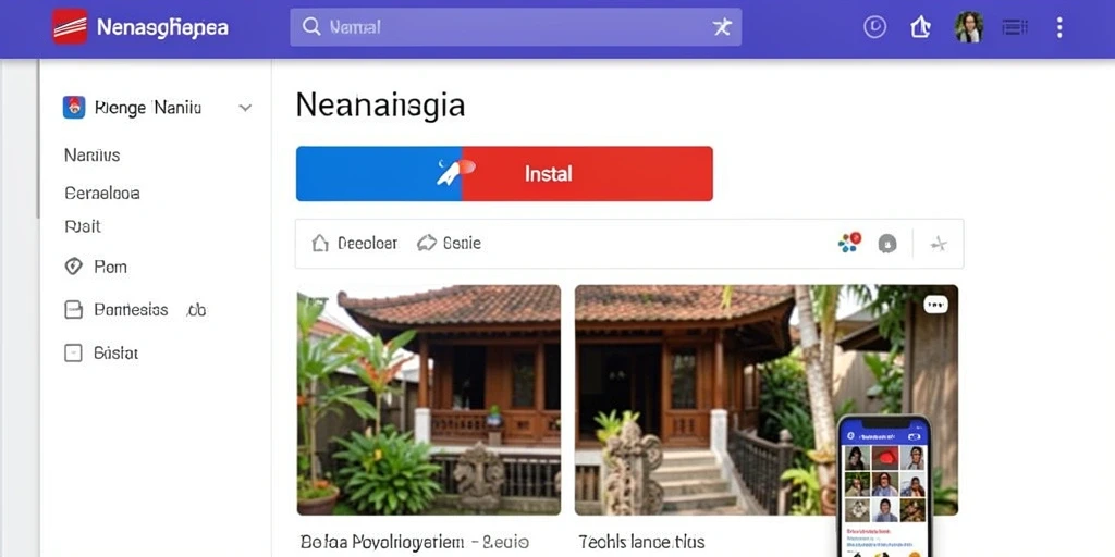 Tampilan awal permainan yang menarik perhatian.