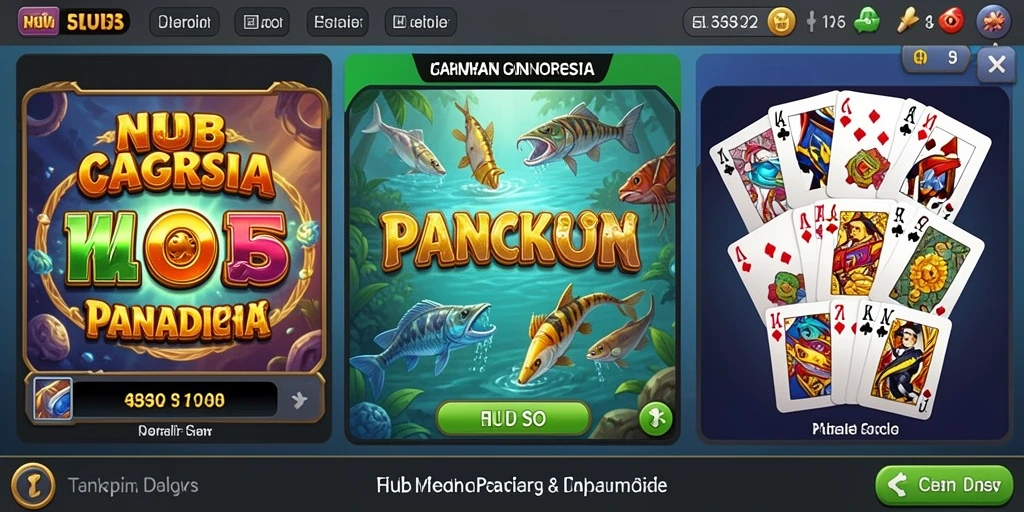 Tampilan level pertama yang penuh warna dan menarik.