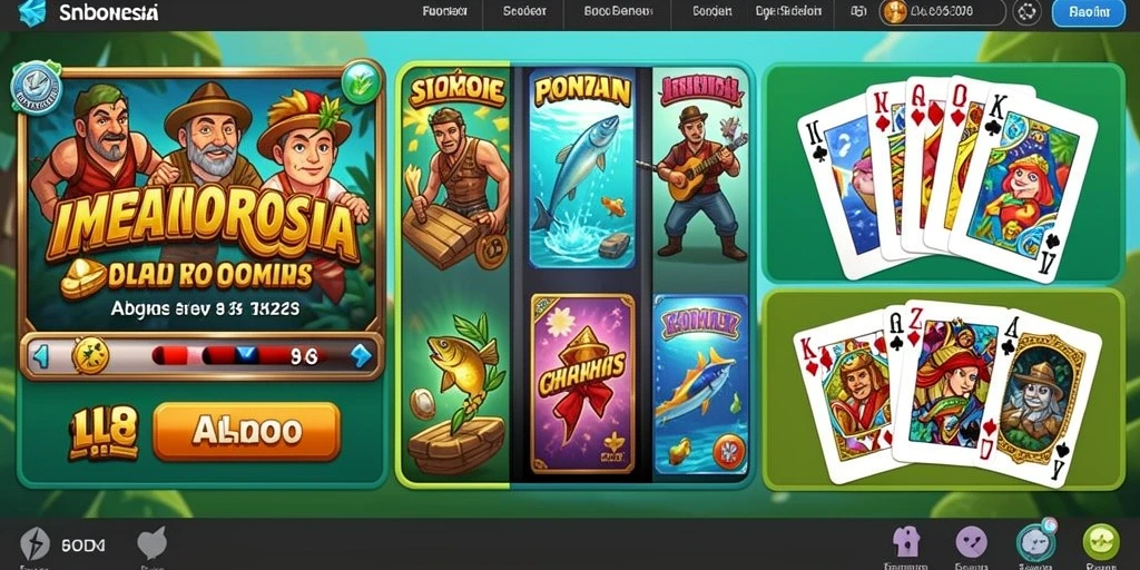 Tampilan awal game yang memukau dan menarik perhatian.