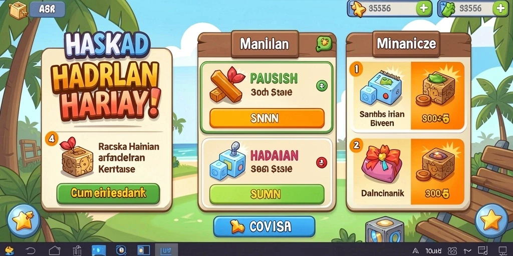 Tampilan antarmuka yang intuitif dan menarik.