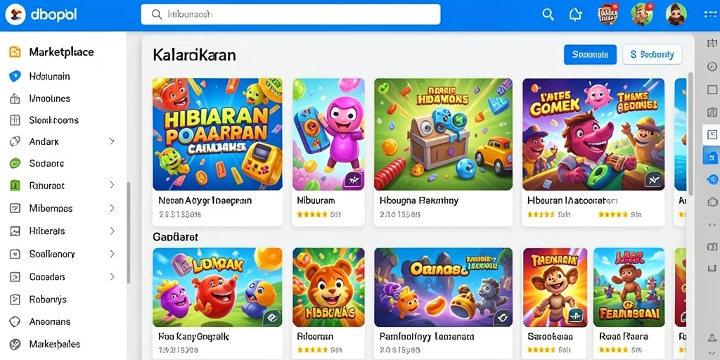 Tampilan menarik dari menu utama REJEKIPOP.