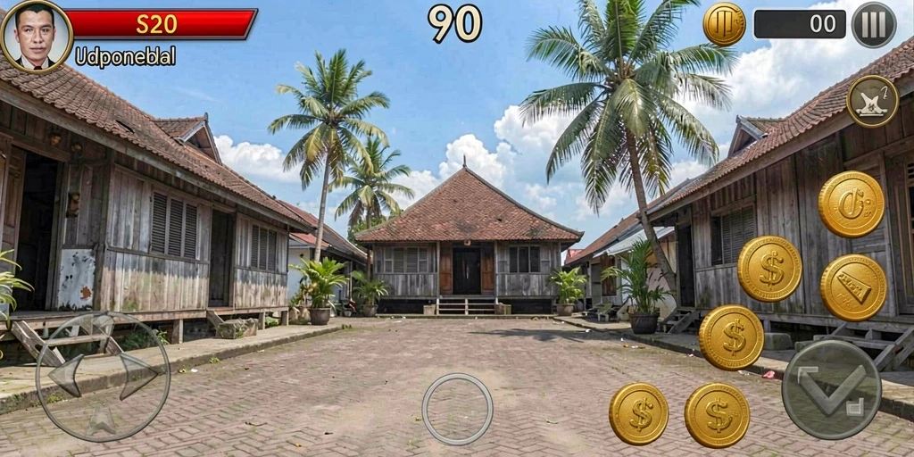 Tampilan menu utama yang user-friendly dan menarik.