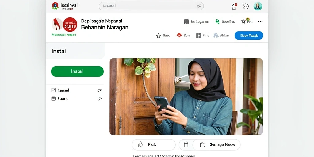 Screenshot menunjukkan antarmuka pengguna yang menarik.